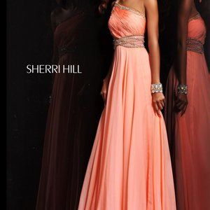 Sherri Hill (style: 1537) One Shoulder Prom Dress